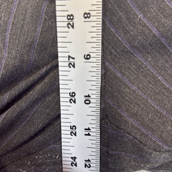 Counterparts women's dark gray with pink stripes size 14P dress pants - Picture 11 of 12